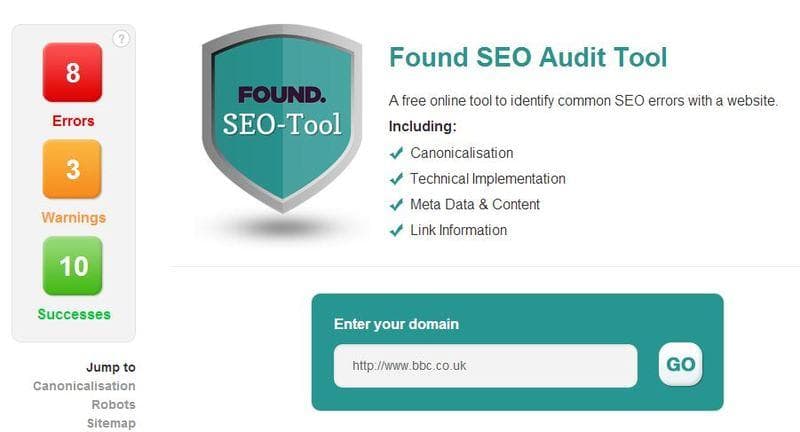 Found SEO Tool