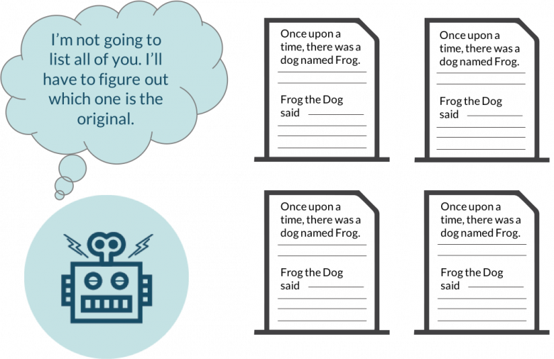 Duplicate content issues for search engines